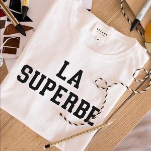 Sezane La Superbe T-shirt sz S